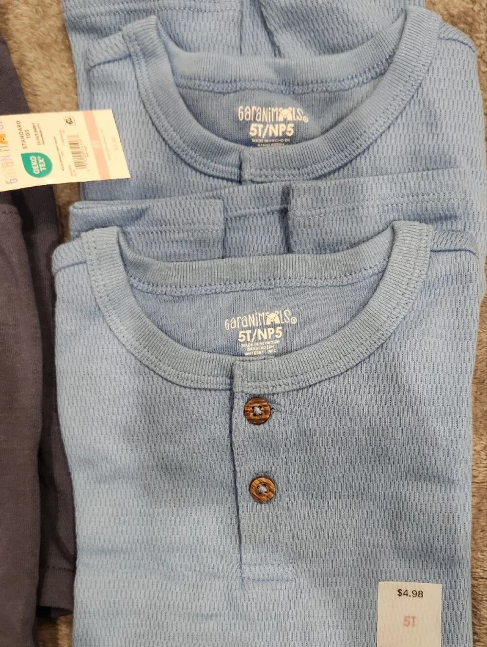 Garanimals Boys 4 Pieces. 2 Shirts And 2 Shorts